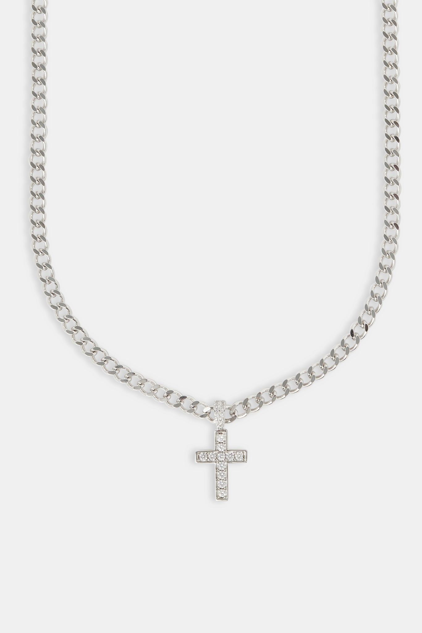 Iced Drop Cross Kubanische Kette – 5 mm